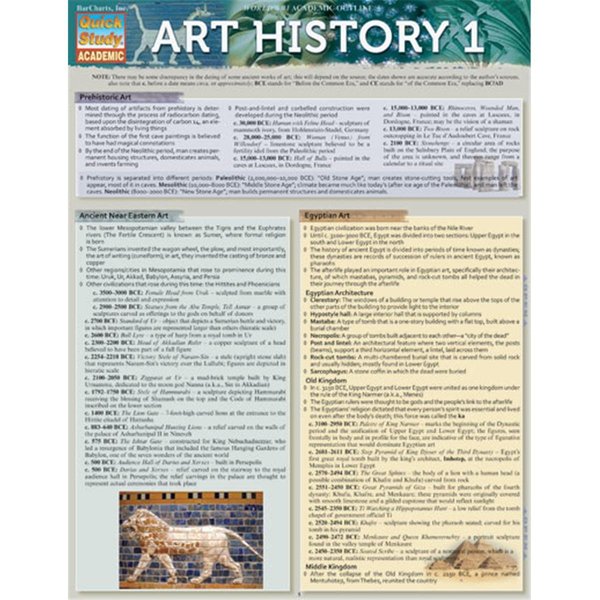 Barcharts Art History 1 Quickstudy Easel 9781423214946